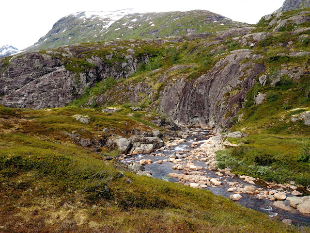 údolí Storutladalen, Norsko, Jotunheimen, příroda, řeka, nádhera