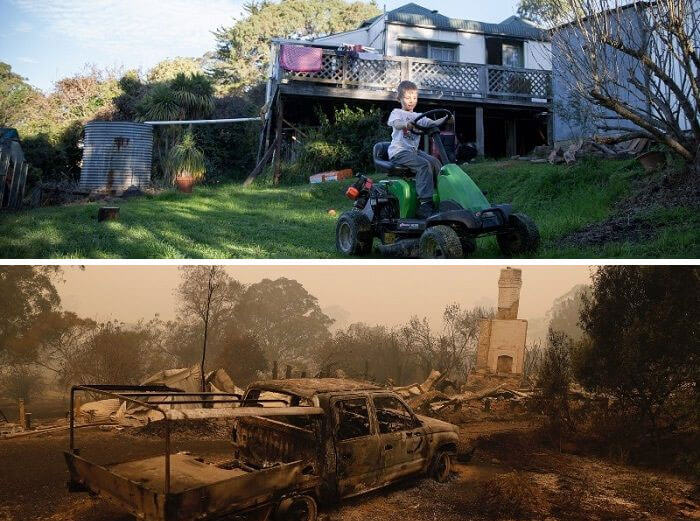 24 Heartbreaking Pictures Compare Australia Before And After The Catastrophic Bushfires