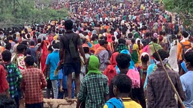 Bhairamgarh Bechapal picketing demonstration and agitation ended | भैरमगढ़ बेचापाल धरना प्रदर्शन और आंदोलन समाप्त