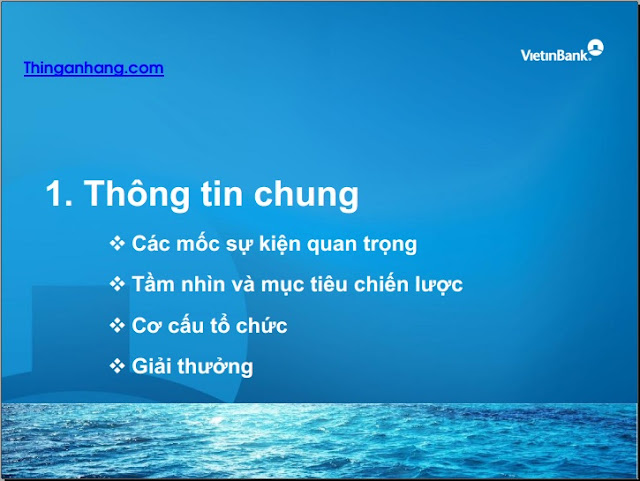 Slide Giới thiệu Vietinbank 2016