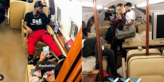 Davido and girlfriend, DJ Cuppy and boyfriend Asa Asika jet off to Senegal