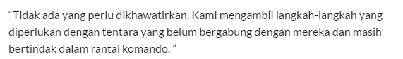 Komado Angkatan Darat Turki: Kudeta yang terjadi saat ini Dilakukan oleh Kelompok Kecil Saja, Jadi Tidak Perlu Khawatir! - Commando