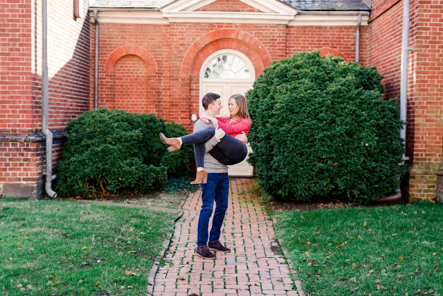 Fall Downtown Annapolis Engagement Session photographed by Heather Ran Photography