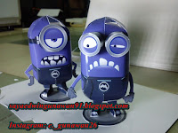 Papercraft Purple Minions - Despicable Me 2