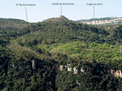 El Sot del Bac des de la Serra del Castellar