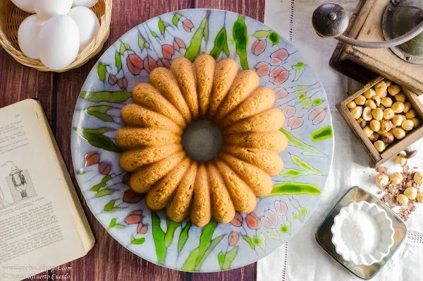 Bundt cake de avellanas (bizcocho de avellanas)