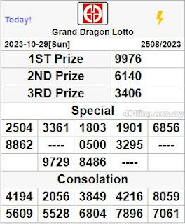 grand dragon lotto 4d live result 30-10-2023