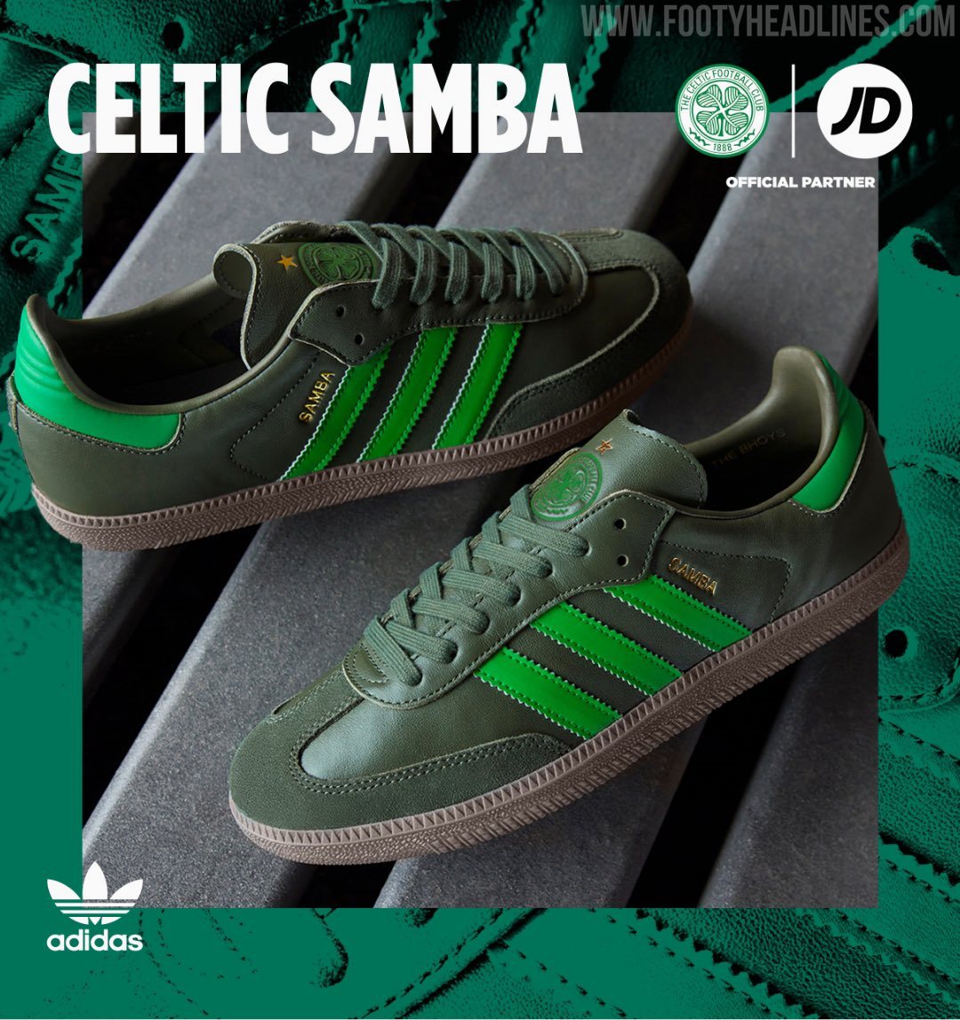 Adidas set to launch limited edition Celtic FC Samba trainers design