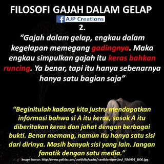  Kata-Kata Filosofi Gajah Dalam Gelap