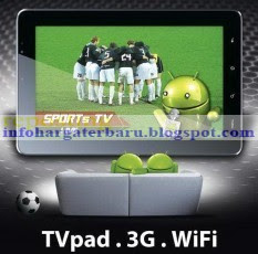 Harga Cyrus TVPad Slim 3G WiFi Telkomsel Spesifikasi 2012