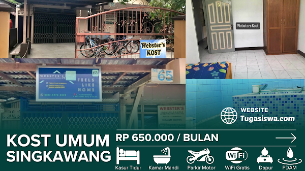 Rp 650.000 - Webster's Kost Jalan Antasari Singkawang