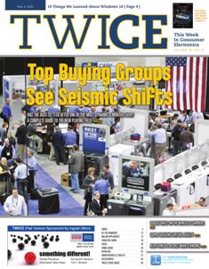 TWICE This Week In Consumer Electronics 2015-09 - May 4, 2015 | ISSN 0892-7278 | TRUE PDF | Quindicinale | Professionisti | Consumatori | Distribuzione | Elettronica | Tecnologia
TWICE is the leading brand serving the B2B needs of those in the technology and consumer electronics industries. Anchored to a 20+ times a year publication, the brand covers consumer technology through a suite of digital offerings, events and custom content including native advertising, white papers, video and webinars. Leading companies and its leaders turn to TWICE for perspective and analysis in the ever changing and fast paced environment of consumer technology. With its partner at CTA (the Consumer Technology Association), TWICE produces the Official CES Daily.