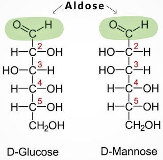 Example of reducing sugar's structure