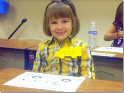 Emma 2010 first grade first day3