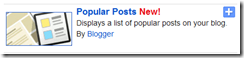 Popular Posts Widget