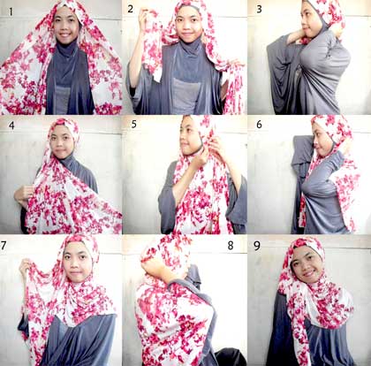 Tutorial Cara Memakai Jilbab Pashmina Modern  Tutorial Hijab