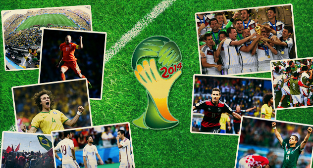 Collage de fotografías de la Copa Mundial de la FIFA Brasil 2014. Resumen y análisis del Campeonato del Mundo realizado en Brasil, ¿fue Brasil 2014 el mejor Mundial de la historia? | Ximinia