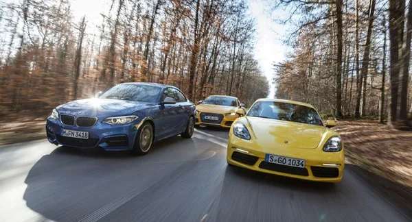 BMW M240i vs Audi TTS vs Porsche 718 Cayman