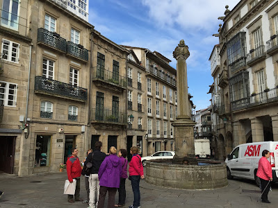 by E.V.Pita... Catedral de Santiago de Compostela y plaza do Obradoiro