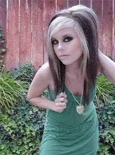 Emo hairstyle for women