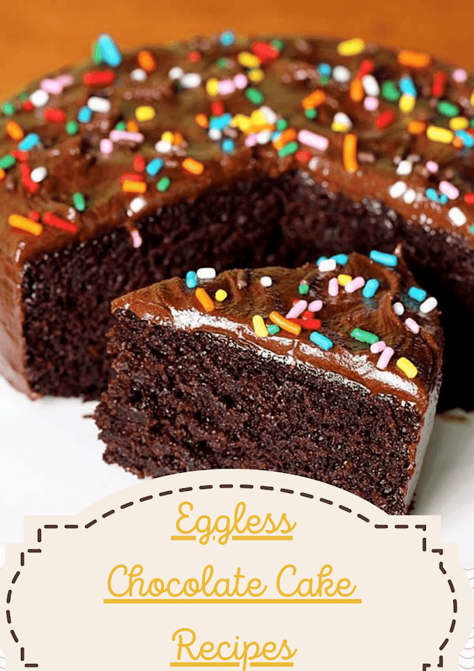 Eggless Chocolate Sponge Cake Recipe - Eggless Chocolate Cake