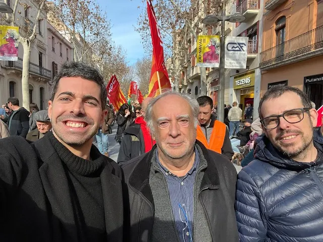 Esquerra Republicana de Catalunya en la manifestació pel tancament de VENCA a Vilanova i la Geltrú