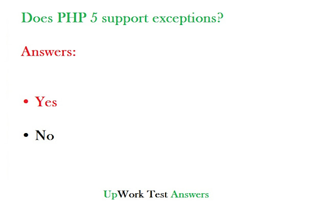 php5 upwork test answers