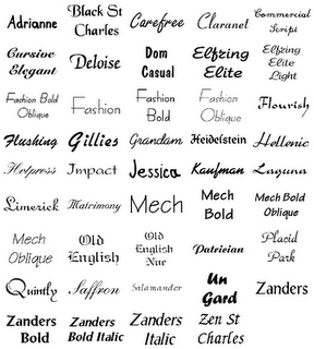 Fonts  Tattoos on Fonts For Tattoos Png