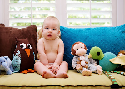 baby portrait, in nursery