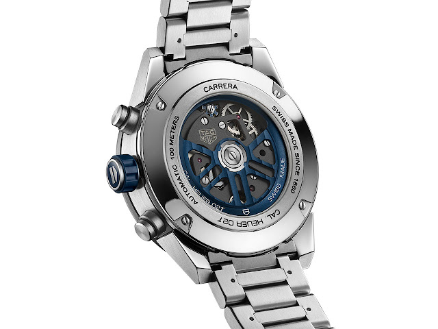Examinez la nouvelle réplique de montre TAG Heuer Carrera Tourbillon cadran bleu 45 MM 2021
