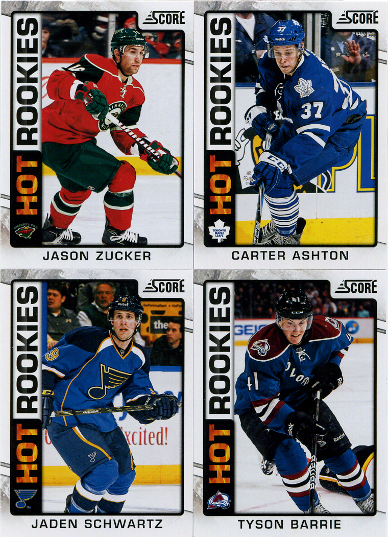 MY HOCKEY CARD OBSESSION: PACK RIPPING: 8 Packs Of 2012/13 Score