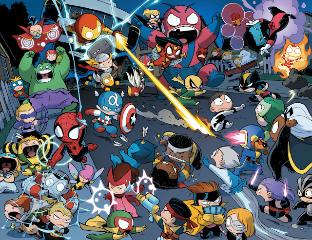 Baby Superheroes vs. Villians: Free Printable Poster