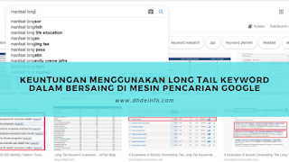 Keuntungan Menggunakan Long Tail Keyword Dalam Bersaing Di Mesin Pencarian Google