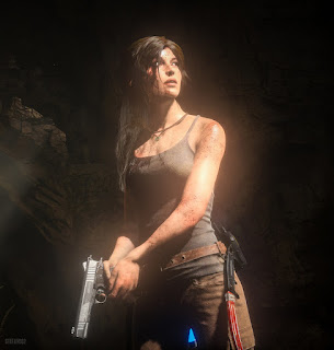 Personnage de Lara Croft du jeu Tomb Raider