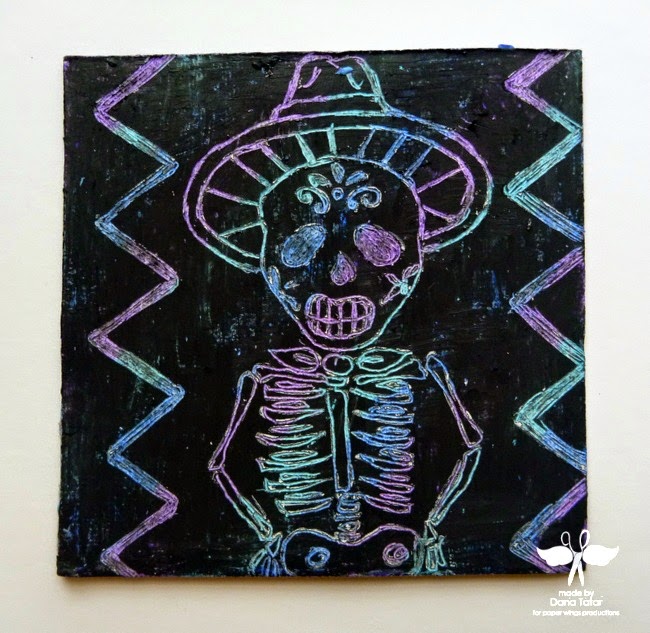 The Aviary: Tutorial Tuesday - Oil Pastel Scratch Art