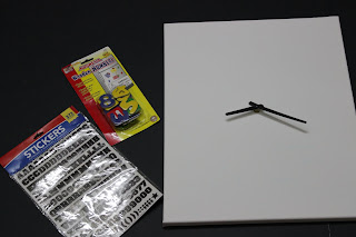 supplies to make whatever clock