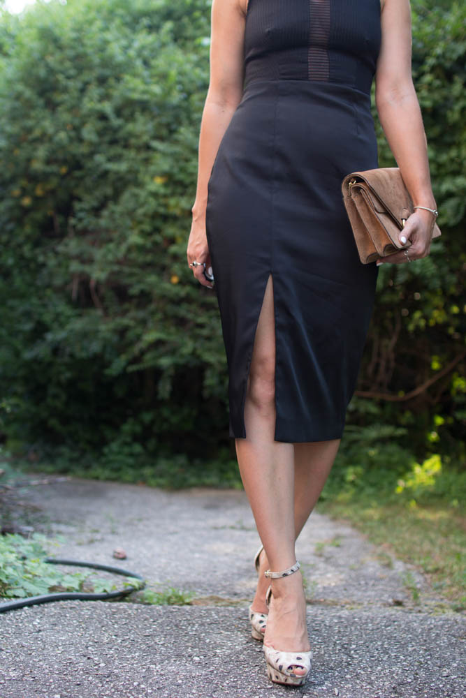 How to wear black to a wedding. | A.Viza Style | finders keepers midi dress. dc blogger