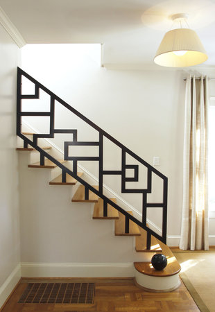 New home designs latest.: Modern homes iron stairs railing designs.