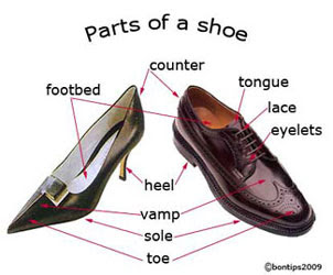 parts of a shoe