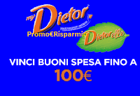 Logo Dietor e Dietorelle ''Dolcezza senza zucchero'': vinci buoni spesa da 10€ e fino a 100€