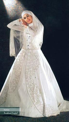  Bridal  Dress  Designs with Hijab  2012 Bridal  dresses 