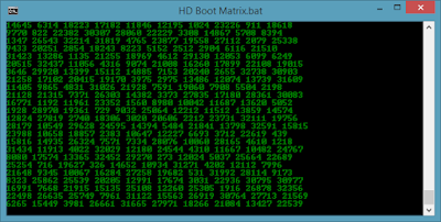 HD Boot matrix effect