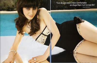 Zooey Deschanel in Blackbook Magazine