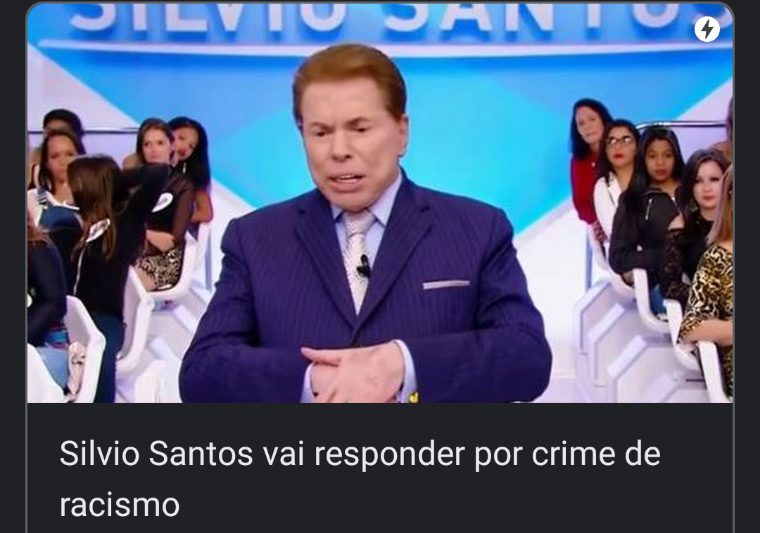 Silvio Santos pode ser processado por racismo