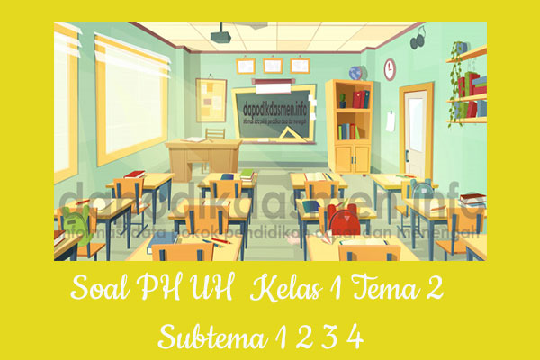 Soal UH PH Kelas 1 Tema 2 Subtema 1 2 3 4 Terbaru, Soal PH / UH Kelas 1 Tema 2 Subtema 1 2 3 4 Kurikulum 2013 Revisi Terbaru, Soal Tematik Kelas 1 Tema 2 K13 Subtema 1 2 3 4, Soal Ulangan Harian ( UH ) SD/MI Kelas 1 Tema 2, Soal Penilaian Harian ( PH ) Kelas 1 Tema 2 Subtema 1 2 3 4