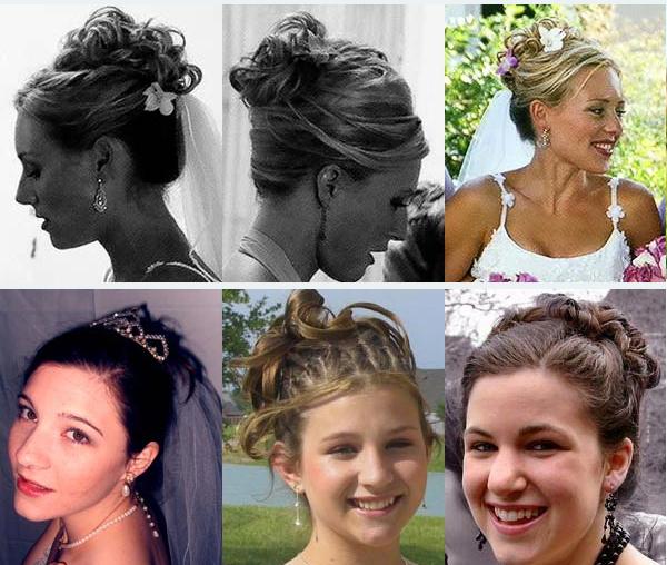 Wedding updo style for long hair is an easy hairstyle 