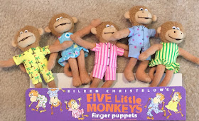 Monkey storytime, Five little monkeys