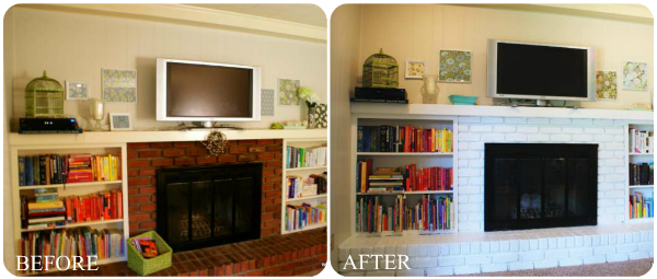 DIY Fireplace Mantel Shelf