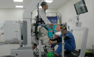 Walkbot rehabilitation robot in korean  drama (2) (Oh My Venus, KBS)