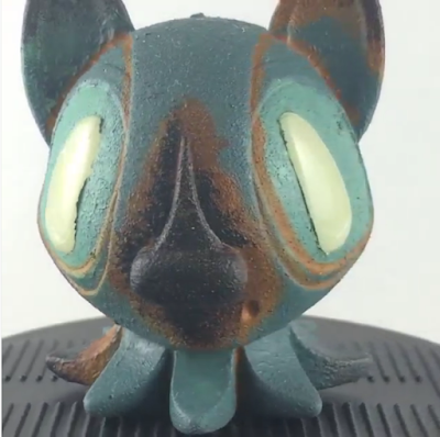 Designer Con 2015 Exclusive Rusted Octopup Vinyl Figure by Nathan Hamill x Touma x 3DRetro